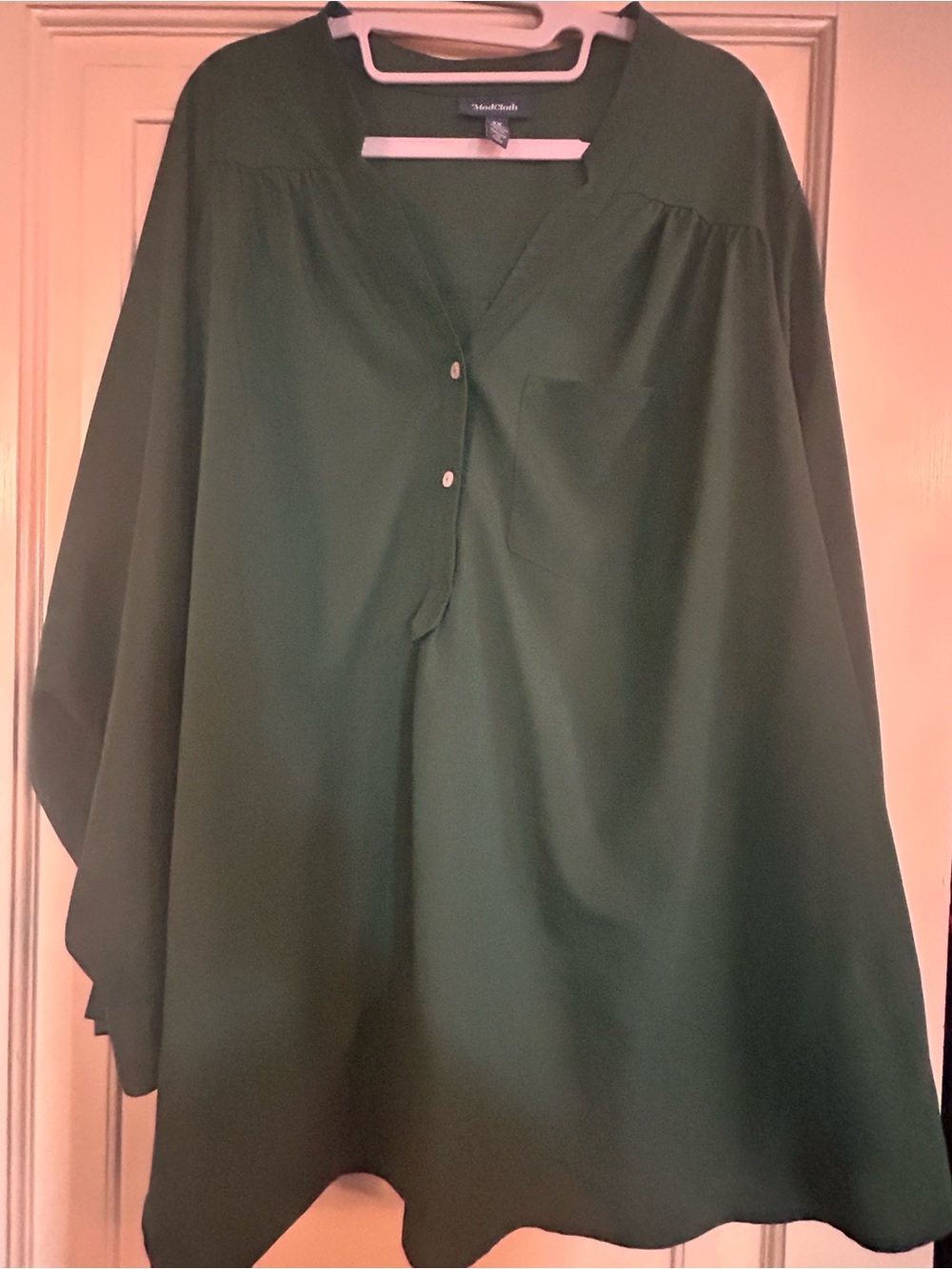 ModCloth Pam Breezely long sleeve v neck tunic